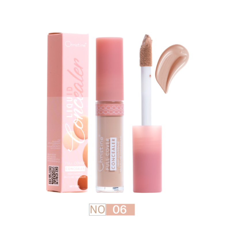 كرستين كونسيلر خافي العيوب تغطية كاملة رقم 06- CH2307 كرستين كونسيلر خافي العيوب تغطية كاملة رقم 06- CH2307