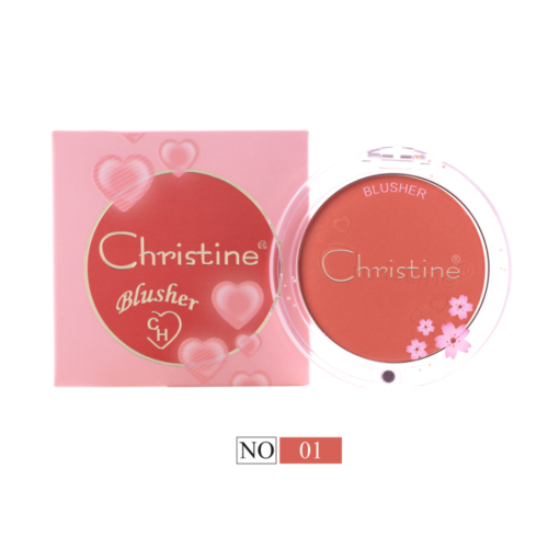 بلاشر احمر خدود رقم 01 من كرستين CH-B2317