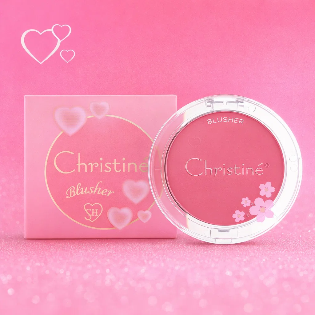 بلاشر احمر خدود من كرستين